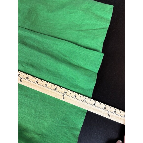 Reiss Esme Wrap Dress Bright Green Size 10 Reiss Linen Dress Bright Green Midi - Picture 14 of 14